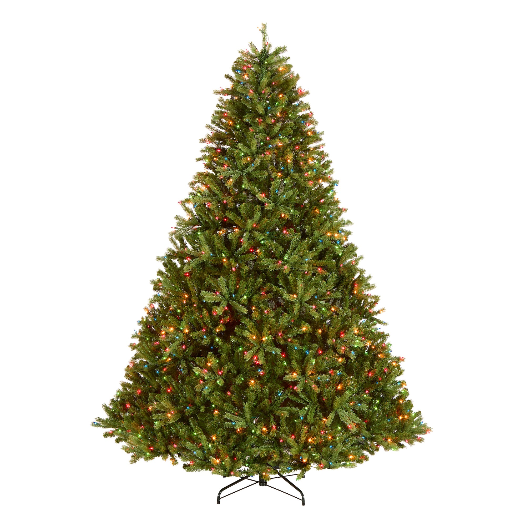 7.5ft. Pre-Lit Jersey Fraser Fir Artificial Christmas Tree, Multicolor Lights